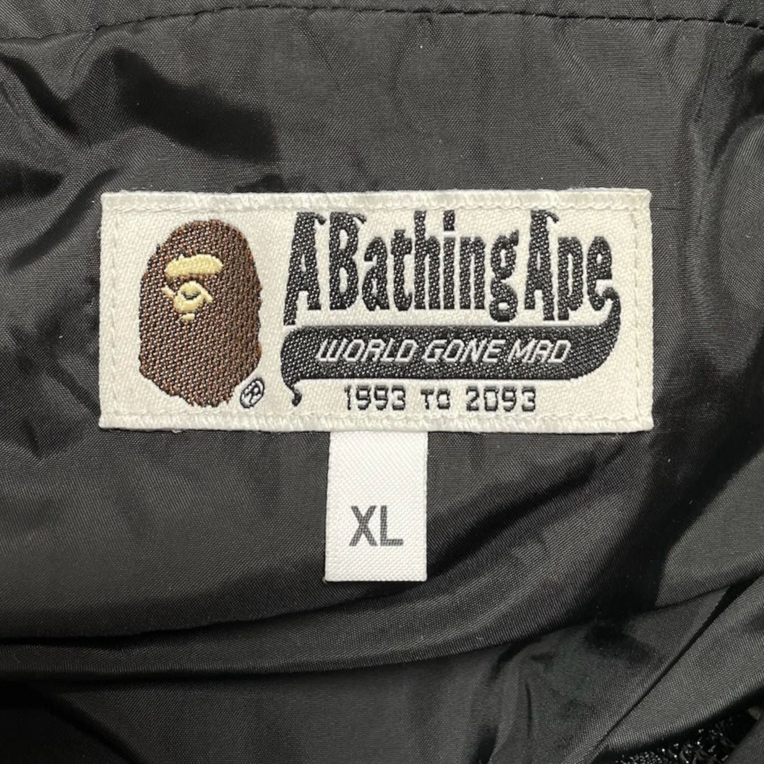 BAPE Reflection Camo Hooded Jacket Black Pre-Owned