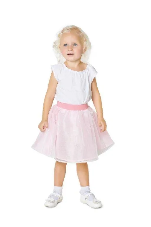 BD9319 Child's pinafore skirt sewing pattern