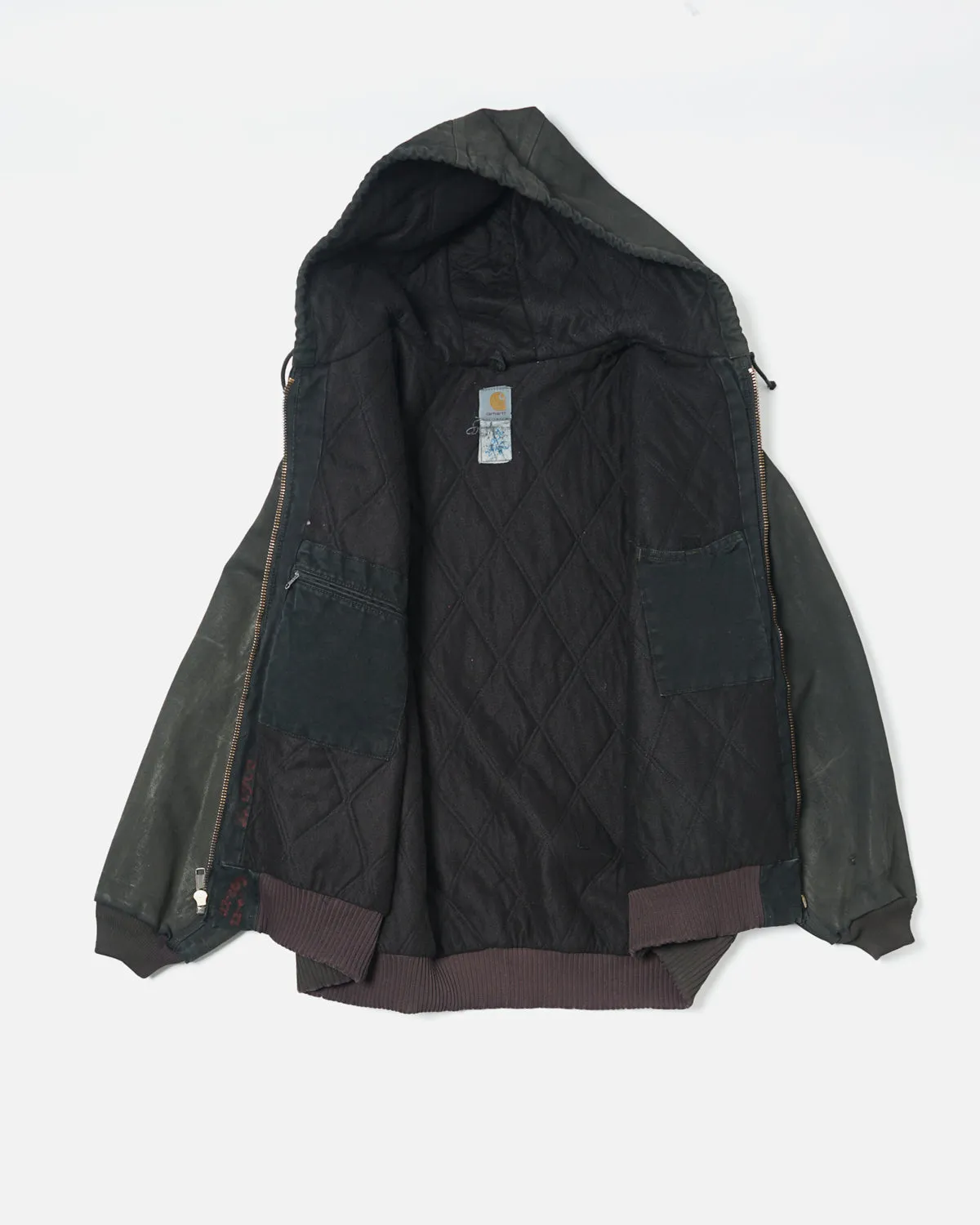 Black Coated Active Parka