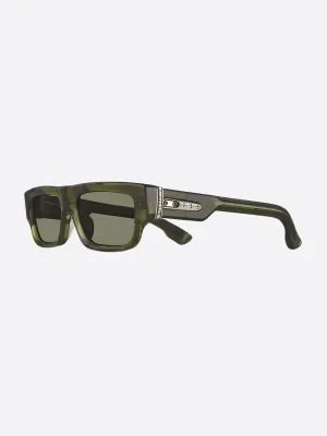 CHROME HEARTS GIRTHQUAKE GREEN SUNGLASSES