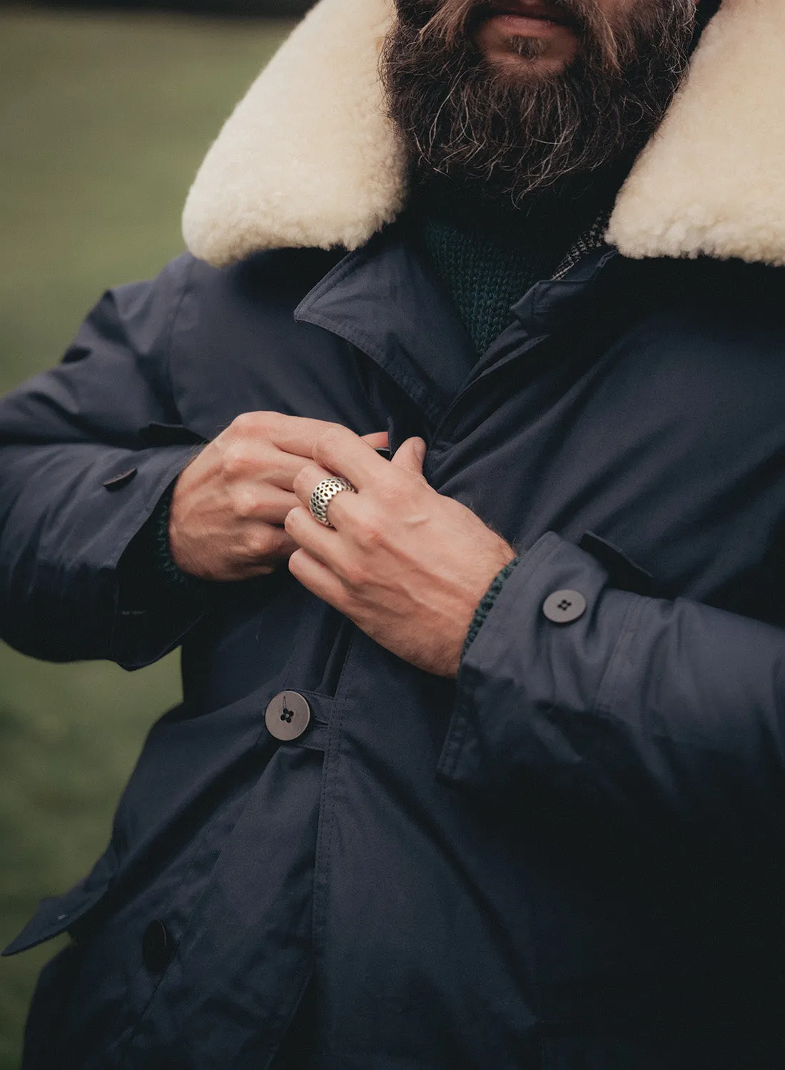 Finch Parka in Navy