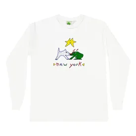 Frog New York Longsleeve T Shirt White