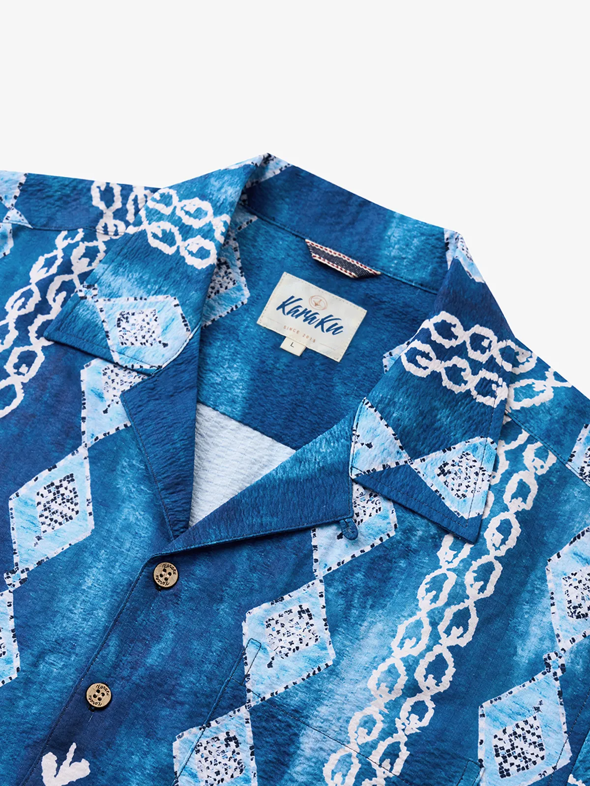 Geometric Oasis Men's Camp Shirt