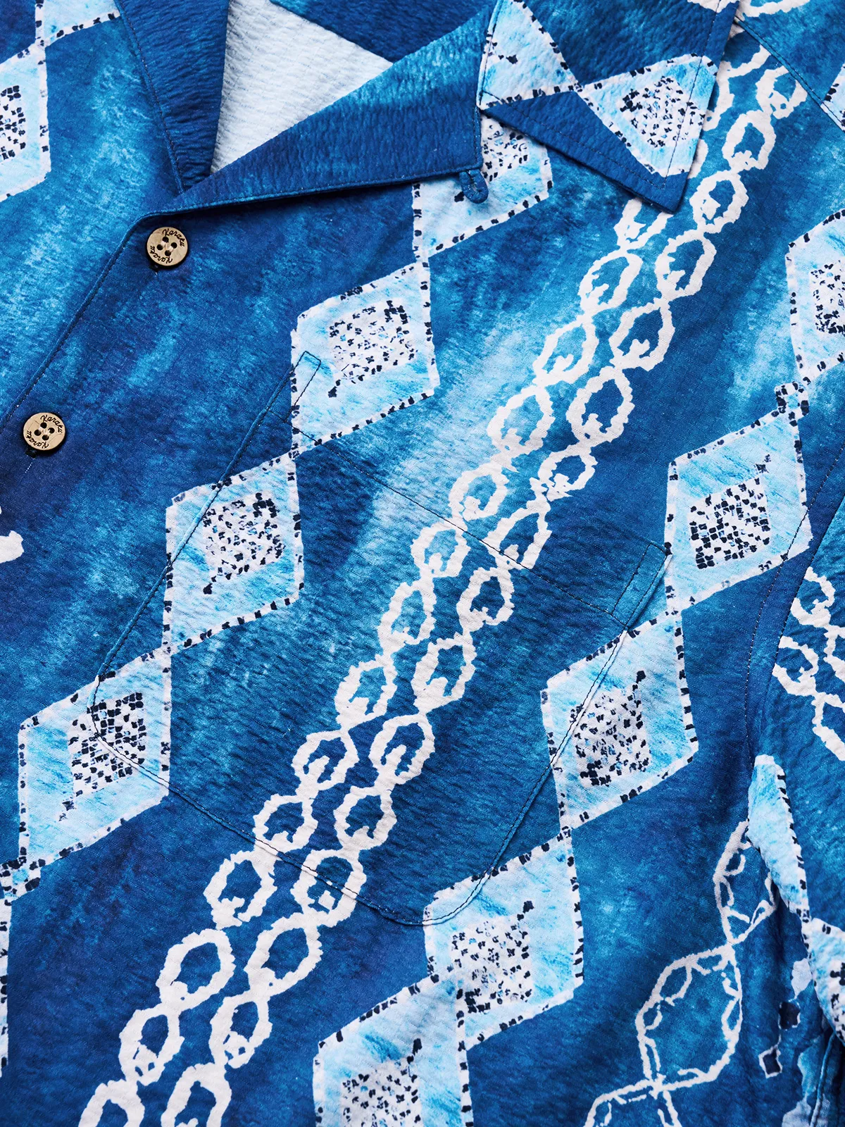 Geometric Oasis Men's Camp Shirt