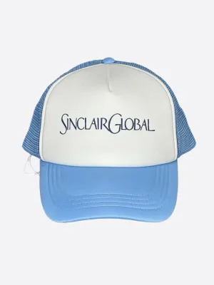 GLOBAL TRUCKER HAT BABY BLUE