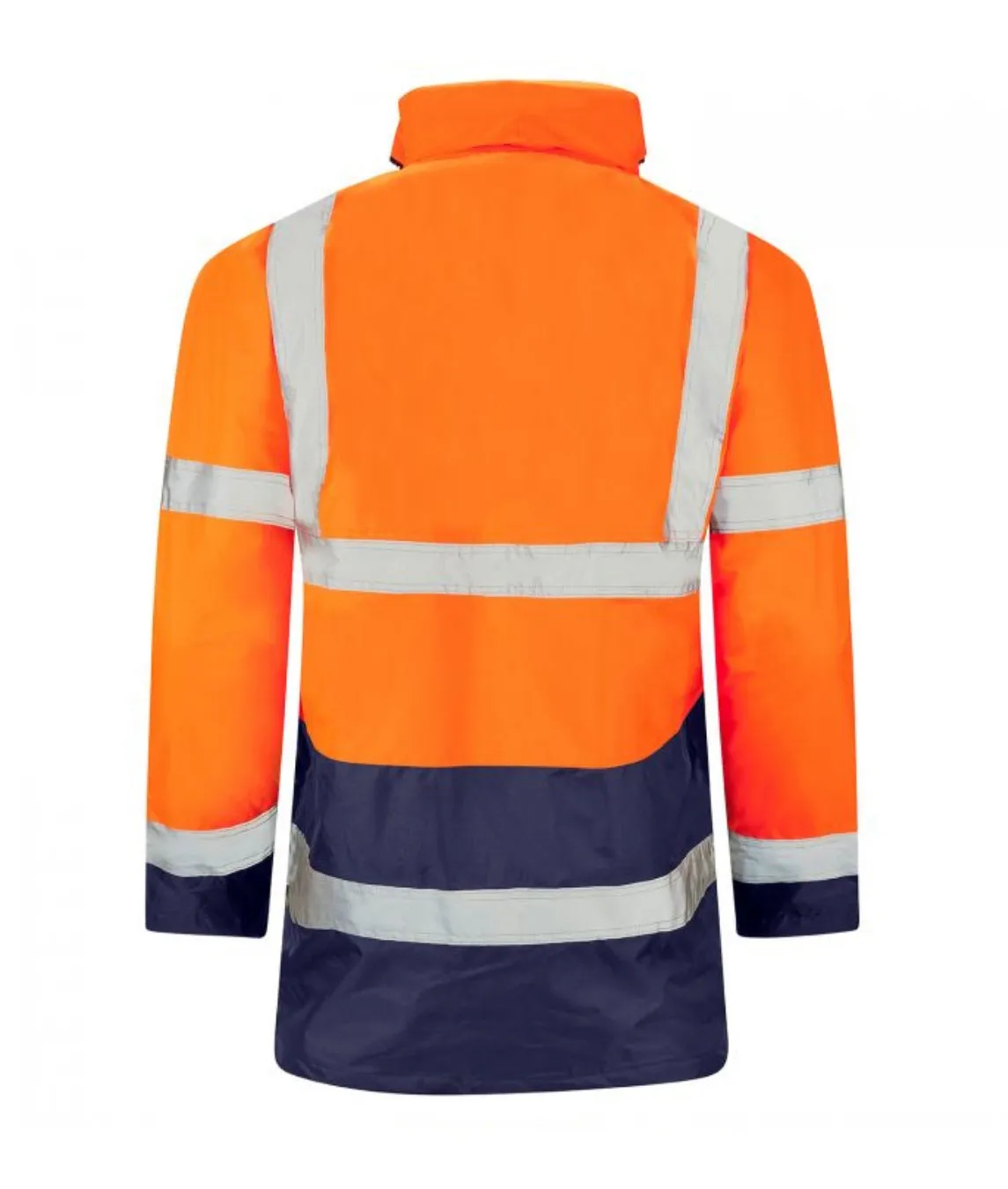 Hi Vis Orange/Navy Two Tone Parka