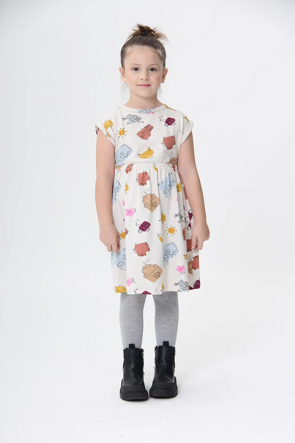 Vestido Infantil Fazendinha