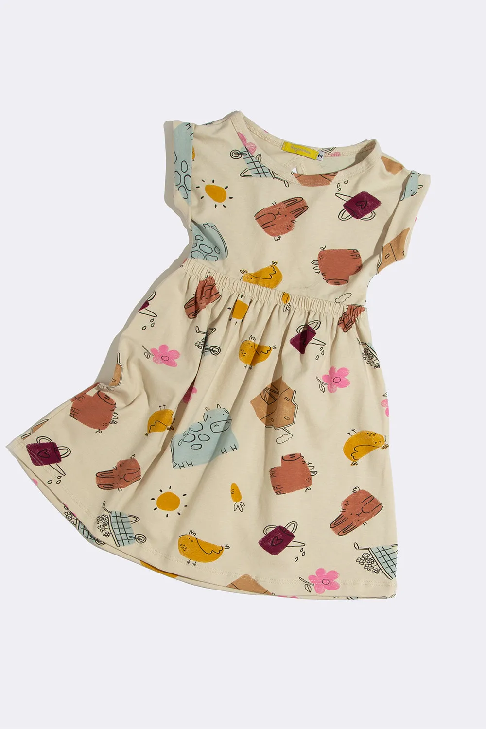 Vestido Infantil Fazendinha